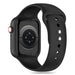 Tech-Protect Silicone Strap for Apple Watch 4 / 5 / 6 / 7 / 8 / 9 / SE / Ultra 1 / 2 (42 / 44 / 45 / 49 mm) - Black