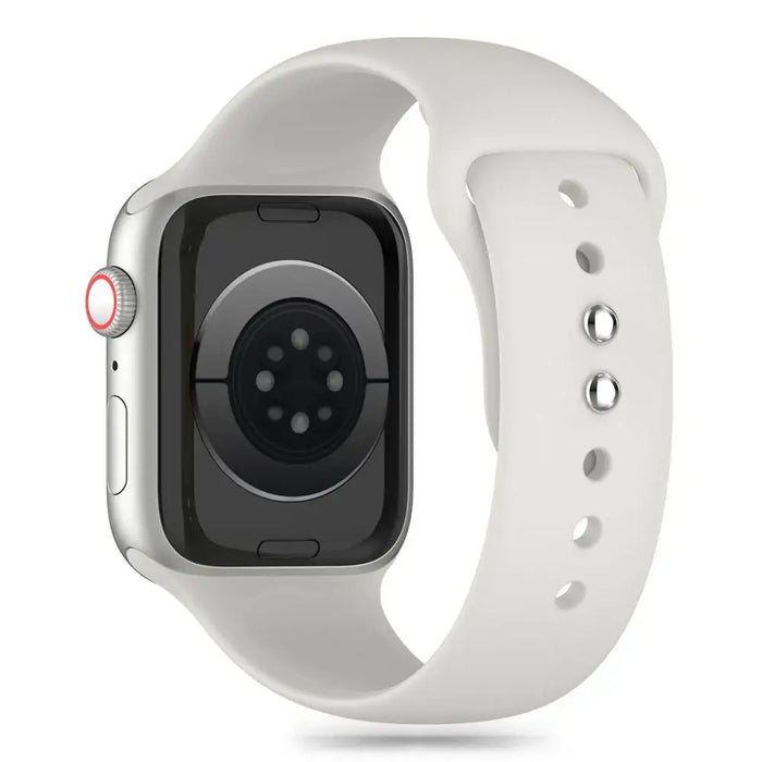 Tech-Protect Silicone Strap for Apple Watch 4/5/6/7/8/9/SE/Ultra 1/2 (42/44/45/49mm) - Light Gray - Other cell phone