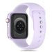 Tech-Protect Silicone Strap for Apple Watch 4 / 5 / 6 / 7 / 8 / 9 / SE / Ultra 1 / 2 (42 / 44 / 45 / 49 mm) - Purple