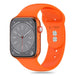 Tech-Protect Silicone Strap for Apple Watch 4 / 5 / 6 / 7 / 8 / 9 / SE / ULTRA 1 / 2 (42 / 44 / 45 / 49 mm) - Orange