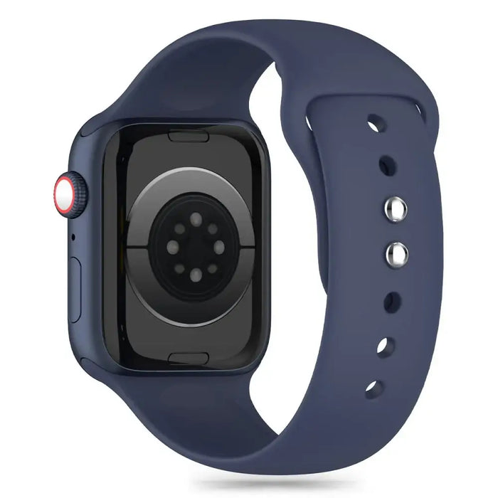 Tech-Protect Silicone Strap for Apple Watch 4 / 5 / 6 / 7 / 8 / 9 / SE / Ultra 1 / 2 (42 / 44 / 45 / 49 mm) - Blue