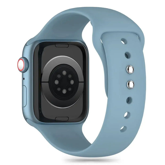 Tech-Protect Silicone Strap for Apple Watch 4 / 5 / 6 / 7 / 8 / 9 / SE / Ultra 1 / 2 (42 / 44 / 45 / 49 mm) - Blue