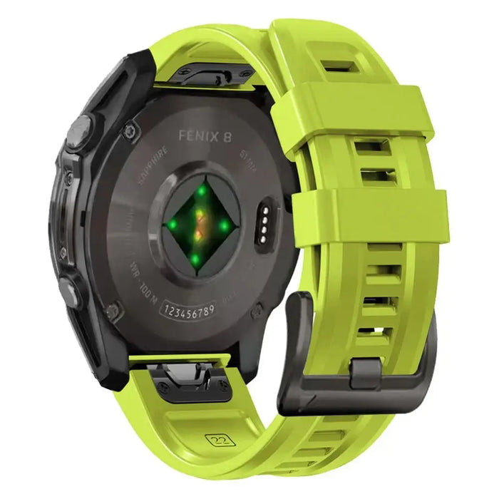 Tech-Protect Silicone strap for Garmin Fenix 5X / 5X Plus / 6X / 6X Pro / 7X / 8 (51 mm) - green - Other cell phone