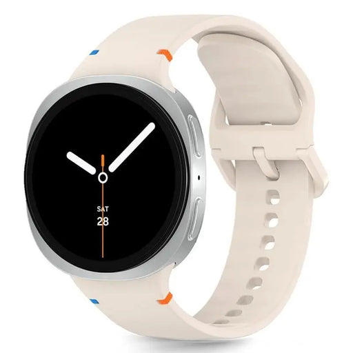 Tech-Protect Silicone Strap for Samsung Galaxy Watch 40/44/46 mm - Beige - Other cell phone equipment<<<HurtelXML