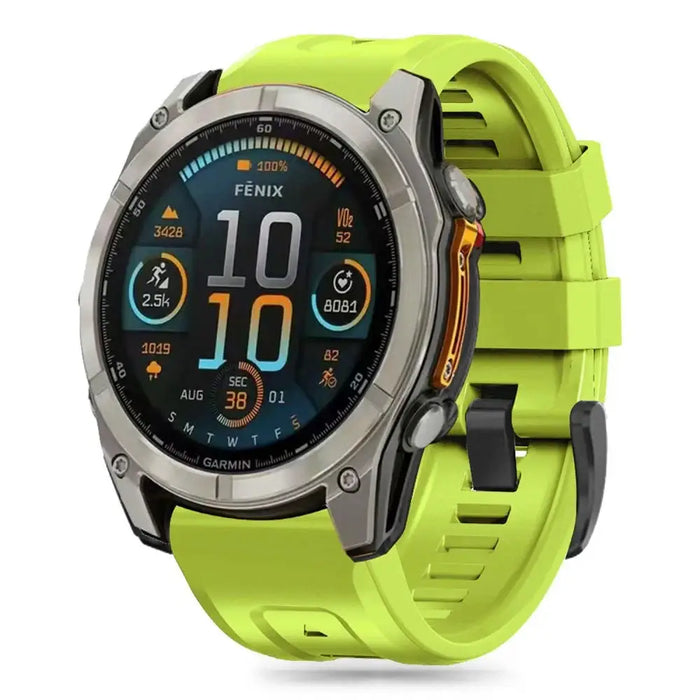 Tech-Protect Silicone Strap Garmin Fenix 5 / 6 / 6 Pro / 7 / 8 (47 mm) / E - Green - Other cell phone