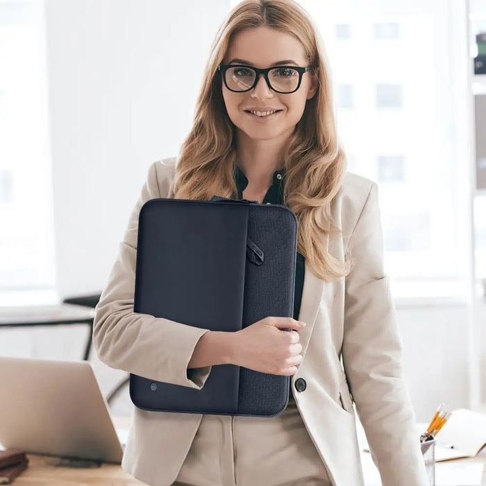 Tech-Protect Sleeve Laptop Bag 15-16 - Blue - Laptop bags<<<HurtelXML