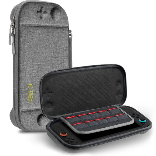 Tech-Protect Slim Pouch for Nintendo Switch 2 - Gray - Cell phone cases and covers<<<HurtelXML