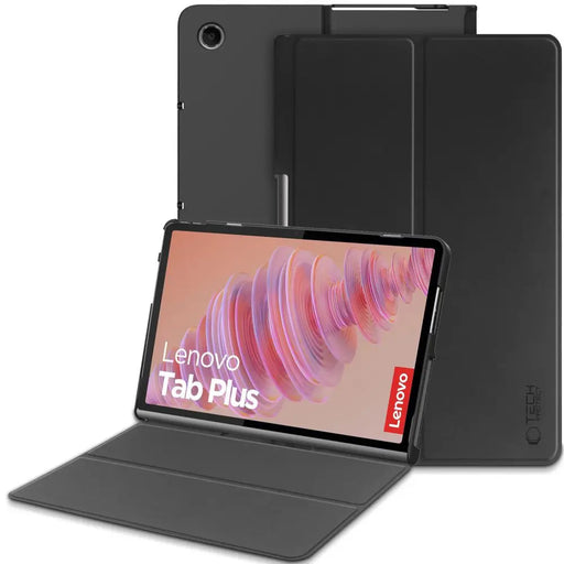 Tech-Protect SmartCase for Lenovo TAB PLUS - Black - Cell phone cases and covers<<<HurtelXML