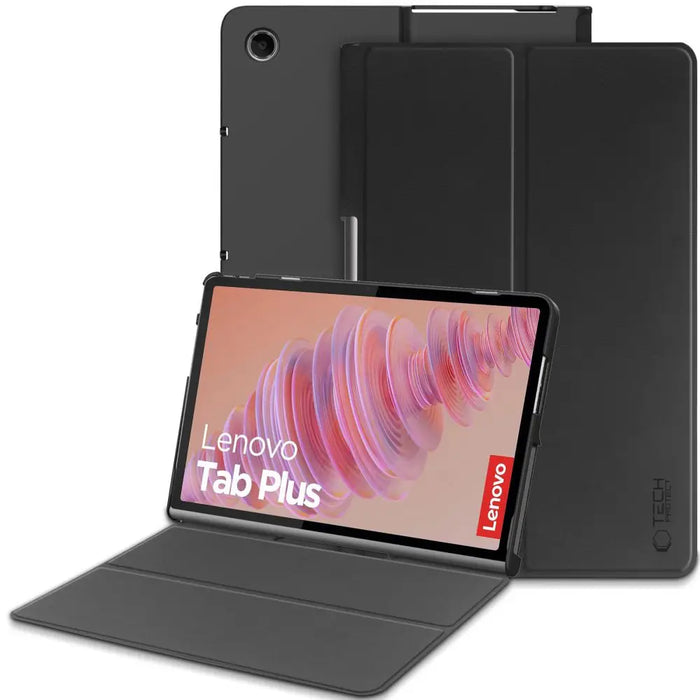 Tech-Protect SmartCase for Lenovo TAB PLUS - Black - Cell phone cases and covers<<<HurtelXML