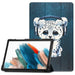 Tech-Protect SmartCase for Samsung Galaxy Tab A8 10.5 X200 / X205 - Blue with Cat - Cell phone cases