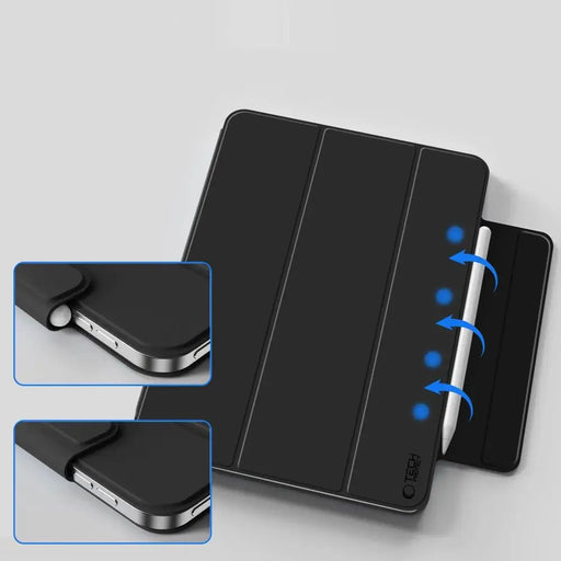 Tech-Protect Smartcase Magnetic for iPad 10.9” 2022 / iPad 11” 2025 - black - Cell phone cases and covers<<<HurtelXML