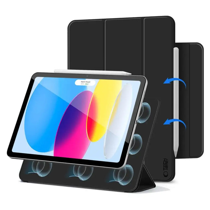 Tech-Protect Smartcase Magnetic for iPad 10.9” 2022 / iPad 11” 2025 - black - Cell phone cases and covers<<<HurtelXML