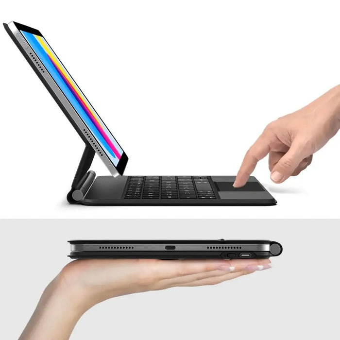 Tech-Protect Smartcase Magnetic with Keyboard for iPad 10.9” 2022 / iPad 11” 2025 - Black - Cell phone cases
