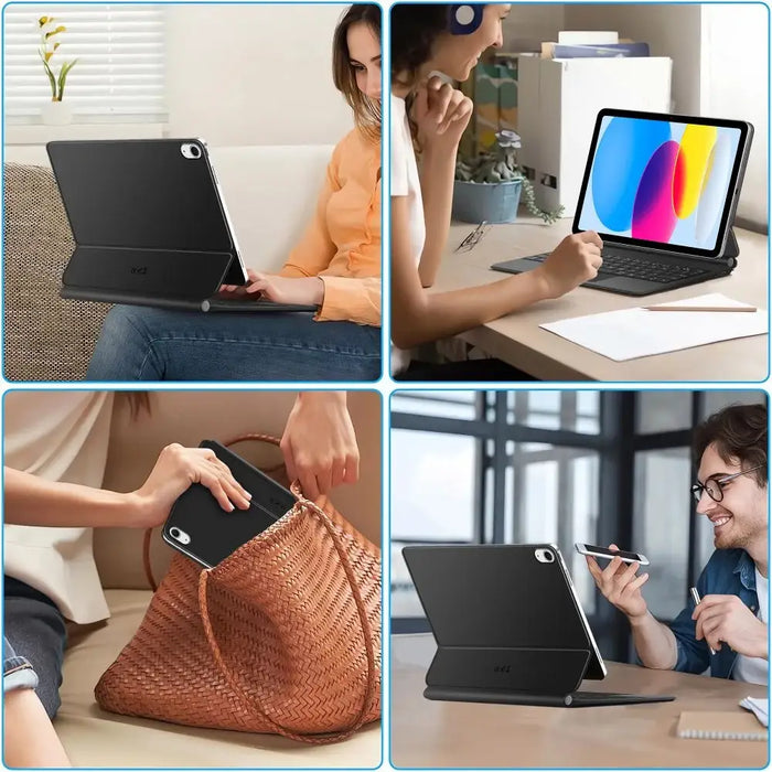 Tech-Protect Smartcase Magnetic with Keyboard for iPad 10.9” 2022 / iPad 11” 2025 - Black - Cell phone cases