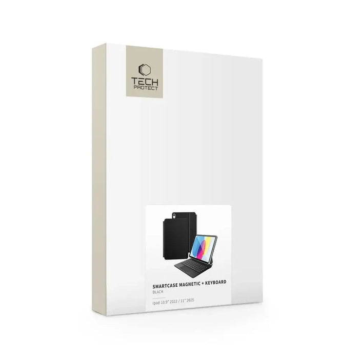 Tech-Protect Smartcase Magnetic with Keyboard for iPad 10.9” 2022 / iPad 11” 2025 - Black - Cell phone cases