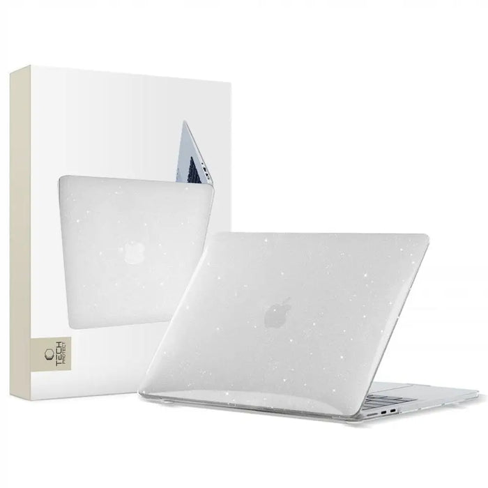 Tech-Protect SmartShell Case for MacBook Air 13’’ M2 / M3 / 2022-2024 - Clear-Glitter - Cell phone cases