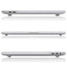 Tech-Protect SmartShell Case for MacBook Pro 13’’ 2016-2022 - Clear - Cell phone cases and covers<<<HurtelXML