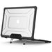 Tech-Protect SmartShell Pro case for MacBook Air 13’’ 2023-2025 M2 / M3 / M4 - transparent and black - Cell phone cases