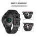 Tech-Protect Smooth Strap for Garmin Fenix 3 / 5X / 3HR / 5X Plus / 6X / 6X Pro / 7X - Black - Other cell phone