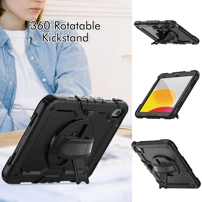 Tech-Protect Solid360 Case for iPad 10.9’’ 2022 - Black - Cell phone cases and covers<<<HurtelXML