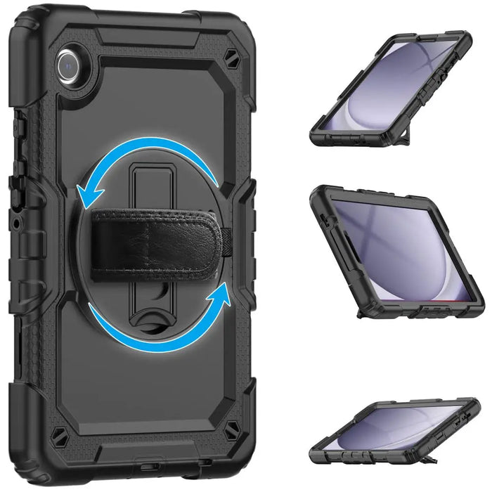 Tech-Protect Solid360 Case for Samsung Galaxy Tab A9+ 11.0 X210 / X215 / X216 - Black - Cell phone cases