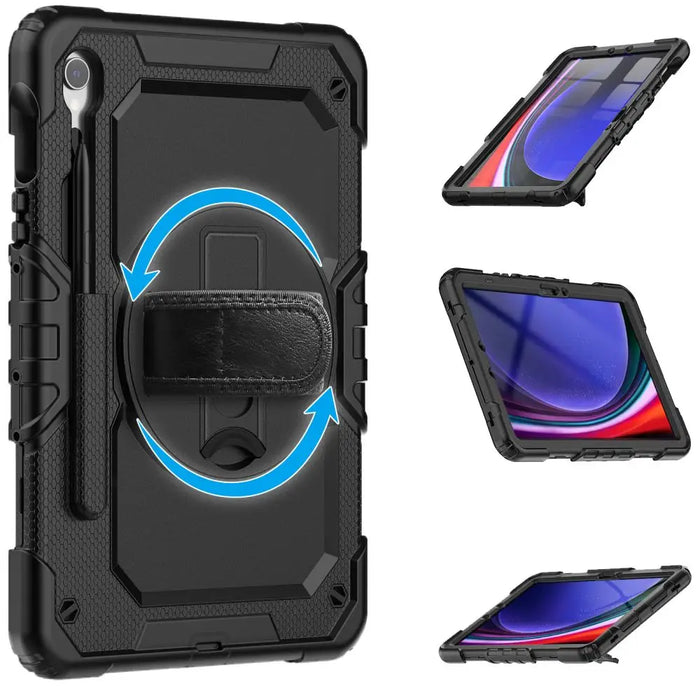 Tech-Protect Solid360 Case for Samsung Galaxy Tab S9 FE 10.9’’ X510 / X516B - Black - Cell phone cases