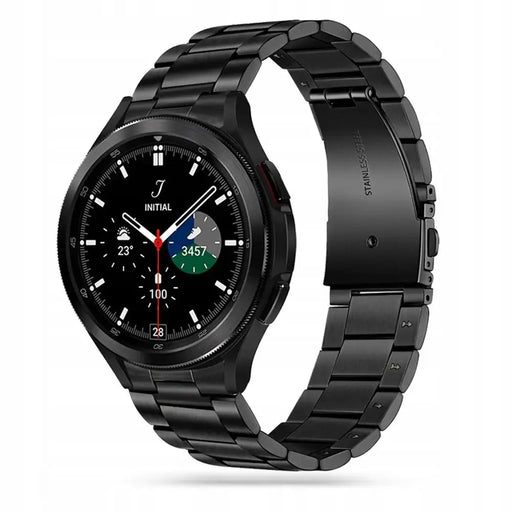 Tech-Protect Stainless Bracelet for Samsung Galaxy Watch 4 / 5 / 5 Pro / 6 / 7 / FE - Black - Other cell phone
