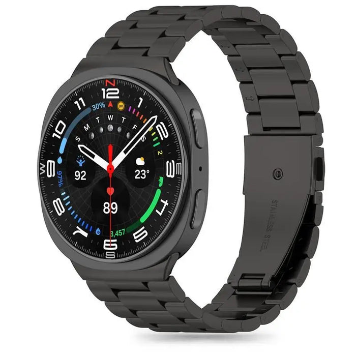 Tech-Protect Stainless Steel Strap for Samsung Galaxy Watch 40/44/46 mm - Black - Other cell phone equipment<<<HurtelXML