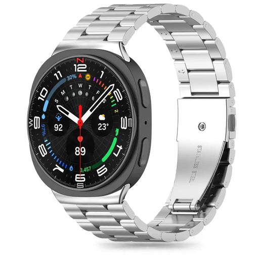 Tech-Protect Stainless Steel Strap for Samsung Galaxy Watch 40/44/46 mm - Silver - Other cell phone