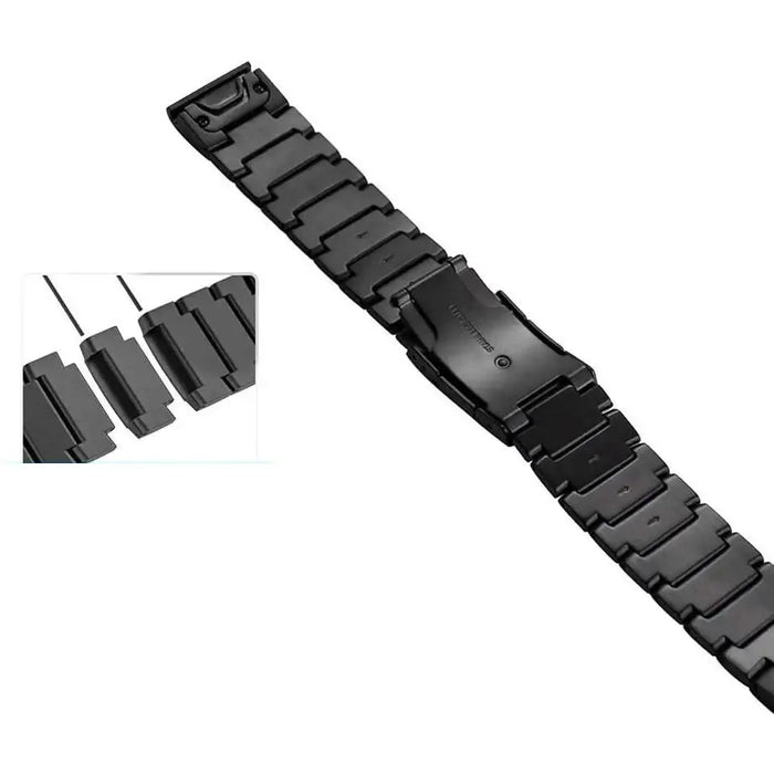 Tech-Protect SteelBand Bracelet for Garmin Fenix 5 / 6 / 6 Pro / 7 - Black - Other cell phone equipment<<<HurtelXML