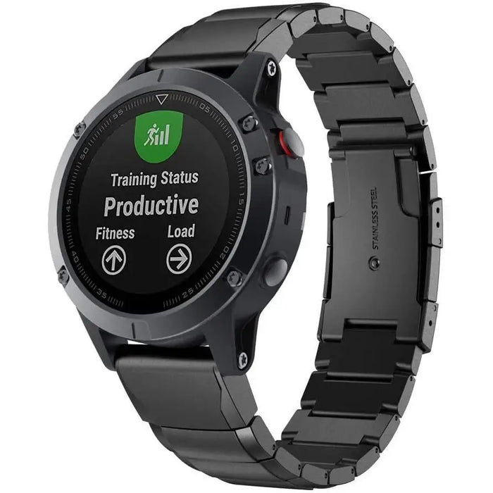 Tech-Protect SteelBand Bracelet for Garmin Fenix 5 / 6 / 6 Pro / 7 - Black - Other cell phone equipment<<<HurtelXML