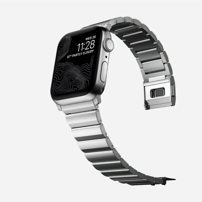 Tech-Protect SteelBand for Apple Watch 4 / 5 / 6 / 7 / 8 / 9 / SE / Ultra 1 / 2 (42/44/45/49 mm) - silver - Other cell