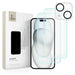 Tech-Protect Supreme Set for iPhone 15 2x tempered glass for display / tempered glass for camera - Cell phone tempered
