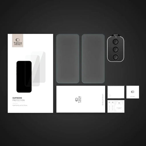 Tech-Protect Supreme Set for Samsung Galaxy A55 5G 2x tempered glass for display / tempered glass for camera - Cell