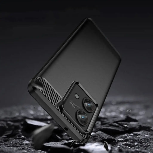 Tech-Protect TPUCarbon Case for Motorola Edge 40 Neo - Black - Cell phone cases and covers<<<HurtelXML