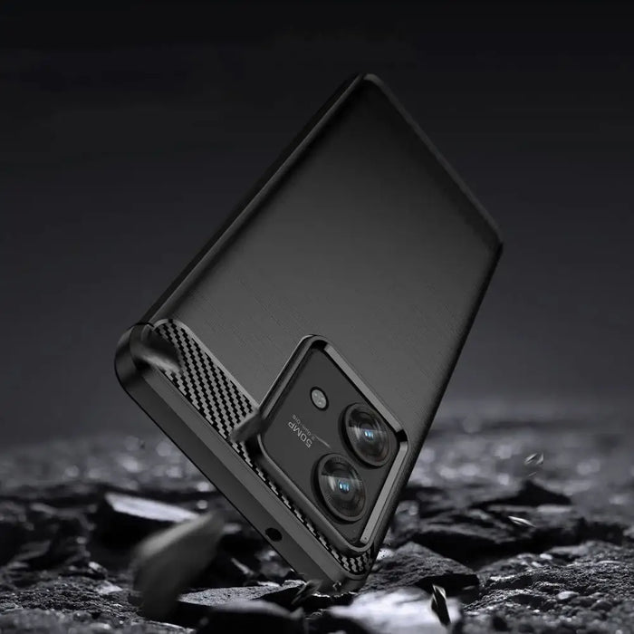 Tech-Protect TPUCarbon Case for Motorola Edge 40 Neo - Black - Cell phone cases and covers<<<HurtelXML