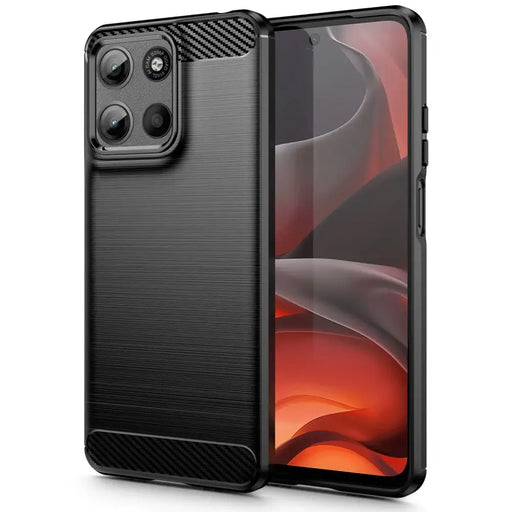 Tech-Protect TPUCarbon Case for Motorola Moto G15 / G15 Power - Black - Cell phone cases and covers<<<HurtelXML