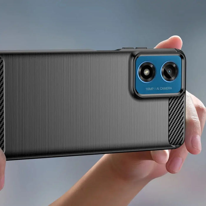 Tech-Protect TPUCarbon Case for Motorola Moto G24 / G24 Power / G04 - Black - Cell phone cases and covers<<<HurtelXML