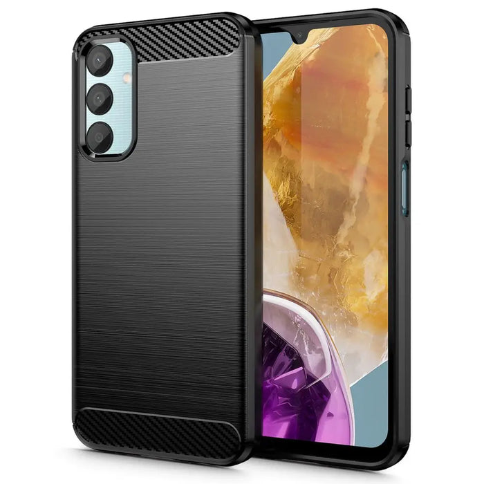 Tech-Protect TPUCarbon Case for Samsung Galaxy M15 5G - Black - Cell phone cases and covers<<<HurtelXML