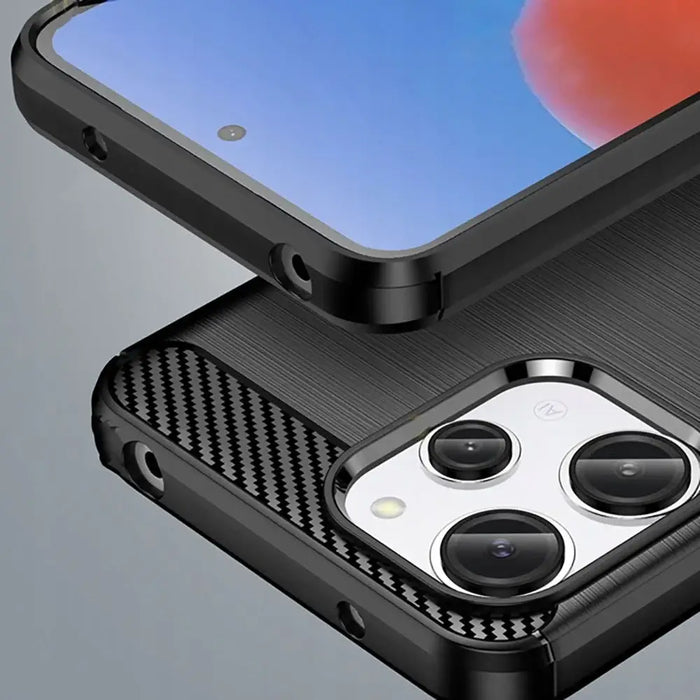 Tech-Protect TPUCarbon Case for Xiaomi Redmi 12 - Black - Cell phone cases and covers<<<HurtelXML