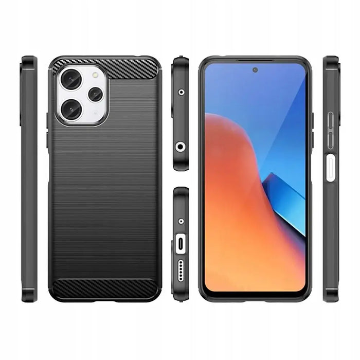 Tech-Protect TPUCarbon Case for Xiaomi Redmi 12 - Black - Cell phone cases and covers<<<HurtelXML