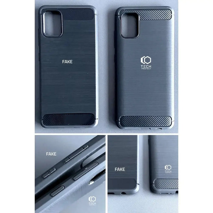 Tech-Protect TPUCarbon Case for Xiaomi Redmi 12 - Black - Cell phone cases and covers<<<HurtelXML