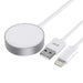 Tech-Protect UltraBoost 2in1 Magnetic Charger with USB-C / Lightning Cables for Apple Watch 1.5m - White - Cell phone