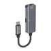 Tech-Protect UltraBoost audio adapter Lightning (male) / mini jack 3.5mm (female) - Lightning (female) - black - USB