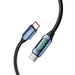 Tech-Protect UltraBoost Cable with LED Display USB-C / USB-C PD 100W 5A 2m - Blue - Cell phone cables<<<HurtelXML