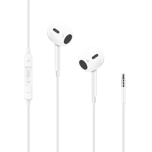 Tech-Protect Ultraboost Core G2 Mini Jack Headphones - White - Headphones and speakers<<<HurtelXML
