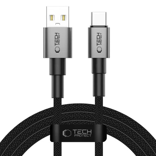 Tech-Protect UltraBoost DNA USB-A / USB-C Cable 15W/3A 200cm - Gray - Cables and tapes<<<HurtelXML