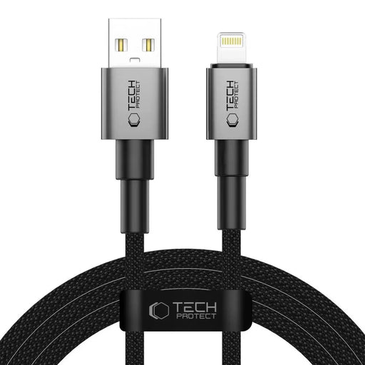 Tech-Protect UltraBoost DNA USB-A / Lightning cable 15W/2.4A 200 cm - gray - Cables and tapes<<<HurtelXML