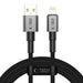 Tech-Protect UltraBoost DNA USB-A / Lightning cable 15W/2.4A 200 cm - gray - Cables and tapes<<<HurtelXML