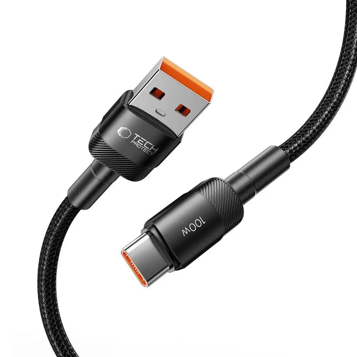 Tech-Protect UltraBoost Evo USB-C / USB-A cable 100W 5A 3m - black - Cell phone cables<<<HurtelXML